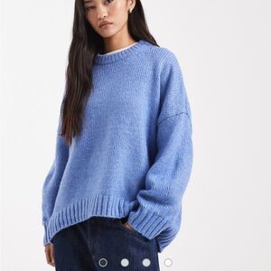 ASOS soft blue kint sweater